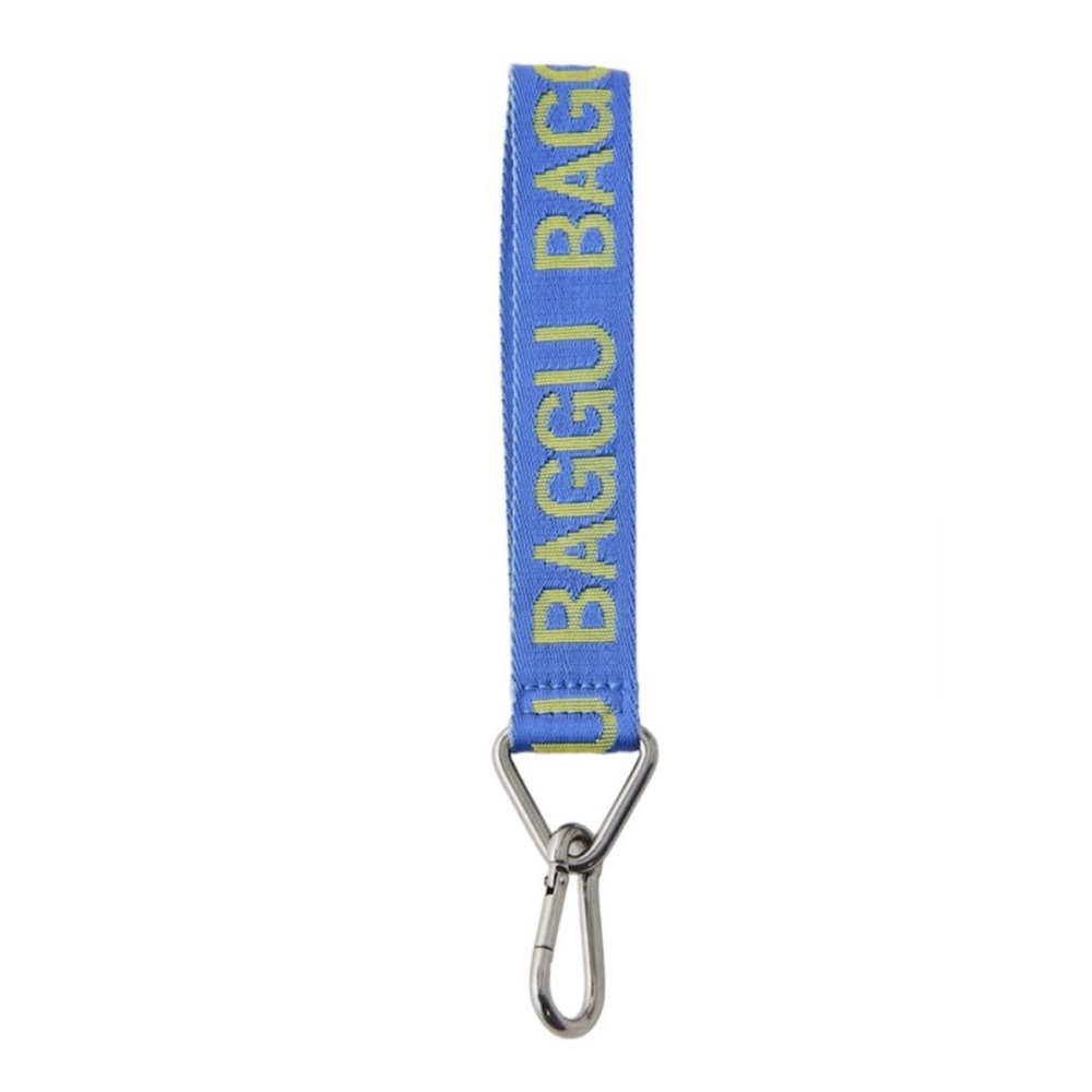 BAGGU Cornflower blue & lemon curd keychain NWT LAST ONE